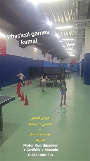 Masa Tenisinde Başarının Sirr🏓💪الإعداد البدني والتوافق الحركي لأبطال الغد