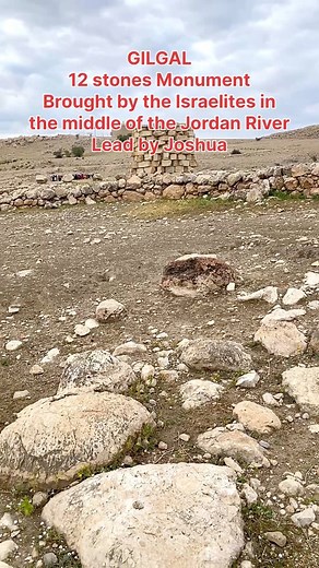 9K views · 378 reactions | The 12 Stones Monument in GILGAL, brought by the Israelites in the middle of the Jordan River, crossing going to the Promise Land. The first Camped of the Israelites… | Visit Israel From Your Home | Facebook