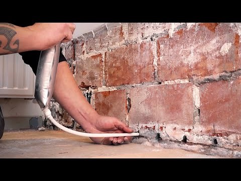 Injecter un mur contre l'humidité montante