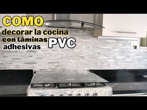 Como decorar la COCINA con láminas PVC adhesivas