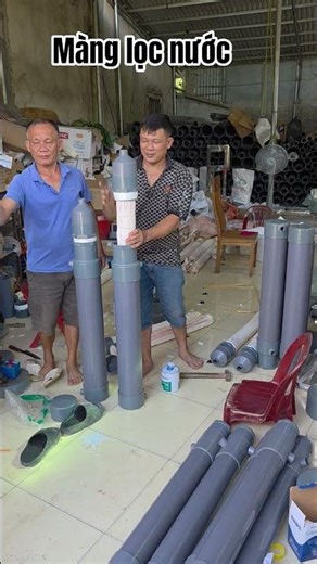 Making a water filter membrane using PVC pipes.