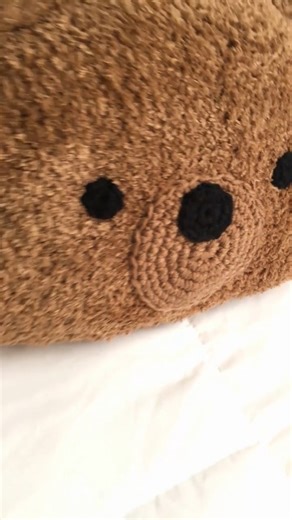 This cutie is a must-have for every bed in the house! This cuddly Teddy Bear Pillow Pattern, designed by Fat Lady Crochet, is made with soft and fluffy yarn. 😍 Pick up a copy of the Autumn 2023 issue of Crochet World on your local newsstand or order it here: https://bit.ly/45uE2up Current subscribers, go here for your instant access: https://bit.ly/3L4RKMJ | Crochet World Magazine