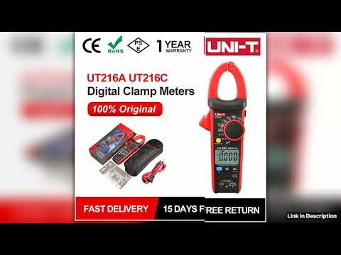 UNIT UT216C 600A True RMS Digital Clamp Meter AC DC Current Auto Range Multimeter NCV NonContact Vo