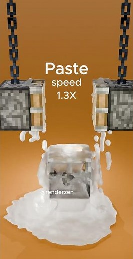 Satisfying Fluid Simulation in Blender (Minecraft)🌊🔥