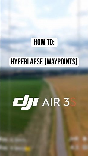 How to Create a Hyperlapse with DJI Air 3S in 30 Seconds 🚁📸 #Drone #DJI #Hyperlapse #howto #4k
