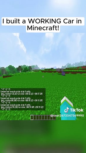 How to Build a Working Car in Minecraft