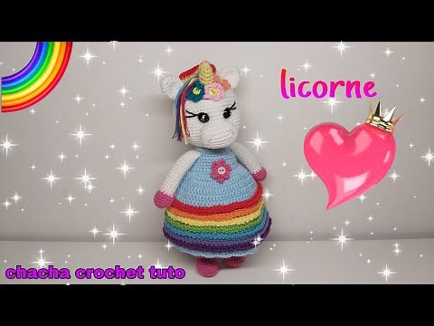 comment faire une licorne amigurumi au crochet. Partie 1