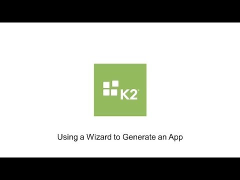 How-To: Using a Wizard to Generate an App