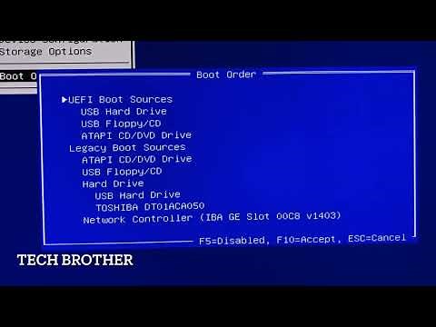 How to enable UEFI boot in Dell Bios