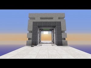 Amazing 4x4 Flush Door - Ultra compact & Super fast | Only 480 Blocks! | Minecraft 1.8+