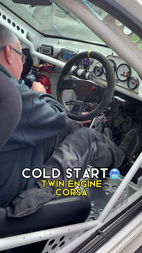 🥶Cold start on the 1200HP Twin Engine Corsa🔥 💰Exclusive discounts for ECUs & Pistons, LINK IN BIO (TwinEngineCorsa.com)🎥Check out our YouTube Channel for more mental builds like this : YouTube.com/@twinenginecorsa #vauxhall #opel #coldstart #corsa | Twin Engine Corsa