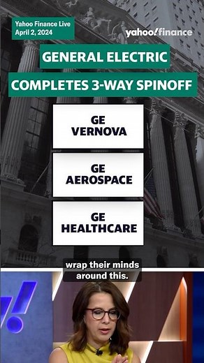 GE completes split into three independent companies #shorts