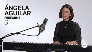“Next Tuesday Angela Aguilar performs @ladygaga and Bradley Cooper's GRAMMY-winning song "Shallow" as part of our #ReImagined series!” The performance premieres exclusively on our Youtube page July 23rd at 10 a.m. PST: youtu.be/AdC_niBvZEA *Recording Academy | Ángela Aguilar
