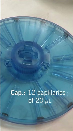 Capillary tube and rotor for microhematocrit