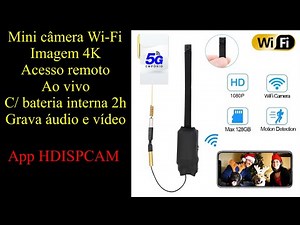 Mini camera Wi-Fi HDISPCAM 4K