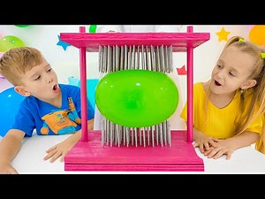 Balloon Pop Experiments for children - Videos For Kids