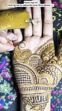 beautiful mehndi design # heena design # mehndi designs # full hand design
