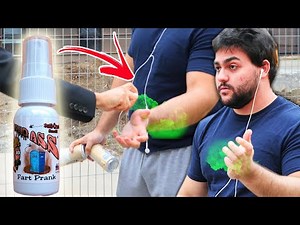 Fart Spray Cologne Prank *Spraying On People