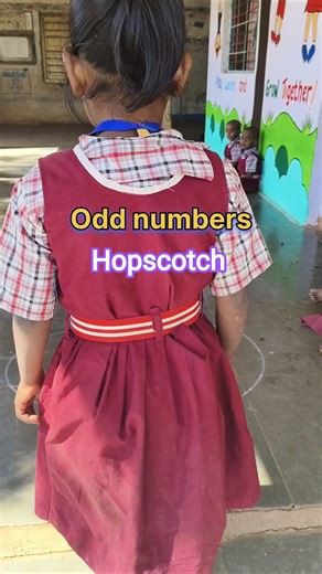Hopscotch Activity - Odd numbers | Learning through games | Teacher Innovation Ideas #oddnumbers