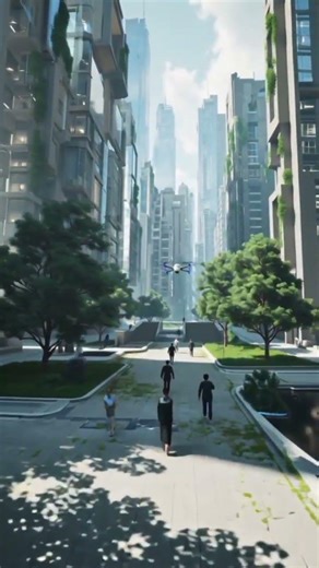 Exploring the future through AI. Smart cities,and the world of tomorrow- all in short videos.