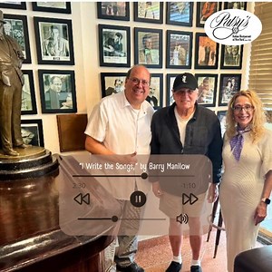 We had the pleasure of welcoming Bruce Johnston for dinner the other night at Patsy’s Italian Restaurant! ✨ A fun bit of music history: Bruce is not only a cousin of Beach Boys legend Brian Wilson, but he also wrote the iconic hit “I Write the Songs,” made famous by Barry Manilow. 🎶 Here’s the kicker — Frank Sinatra himself wanted to record a version of it. How’s that for a musical full circle? Moments like this are why Patsy’s Italian Restaurant is more than just a restaurant — it’s a living p