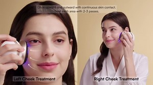 INIA SPHERA Upgraded 8-in-1 Microcurrent Facial Device for Face & Neck | Red Light, Thermal & Cooling Beauty Tool, 5 Custom Modes, At-Home Skin Stimulation & Glow Care Skincare Tool