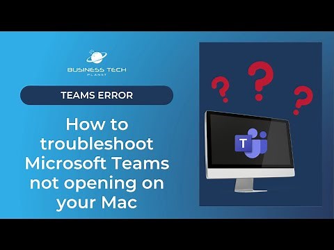 🍏💻 How to troubleshoot Microsoft Teams not opening on your Mac (Full guide!) 💻🍏