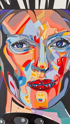 Beatrix Kiddo aka ‘the bride’, Kill Bill X NYT Wordle 🟩🟨🗡️ #art #painting #artist #artwork