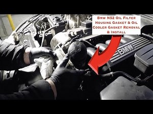 Bmw N52 N54 Oil Filter Housing Gasket & Oil Cooler Gasket Replacement Easy DIY