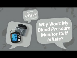 Why Wont My Blood Pressure Monitor Cuff Inflate? - Vive Precision - DMD1001