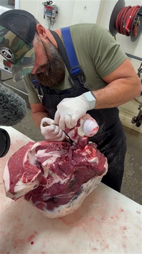 The Bearded Butchers on Instagram: "Removing the beef femur bone. 🔪 #beef #meat #butcher #thebeardedbutchers #howto #youtube"