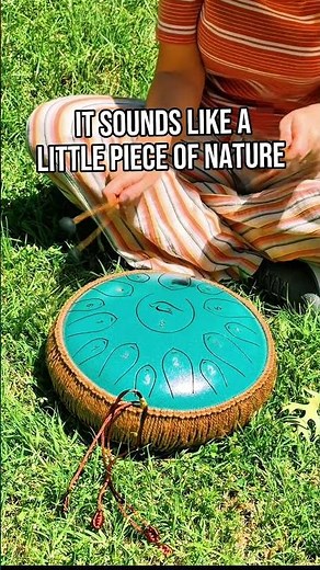 First Time Playing a Tongue Drum…Pure Magic ✨😃 #tonguedrum #meditation #relaxingmusic #shorts