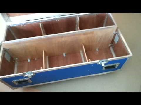 DIY flight case progress video