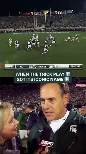 Little Giants Trick Play vs. Notre Dame | Michigan State Football