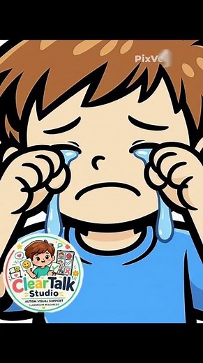 Autism Behavior Visual Cards | Special Education Printable #autism #specialeducation #autismvisuals