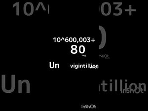 Numbers 0 to 1 Micrillion with sounds :)