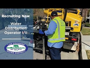 Join the team! Water Distribution Operator I/II