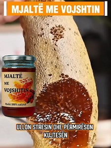 Mjaltë me Vojshtin - Çmimi me super ofertë: - 1 Kavanoz (1 KG) vetëm 19 Euro - Transporti FALAS në Kosovë, Shqipëri dhe Maqedoni Mjalti me vojshtin është një burim i pasur me vitamina dhe minerale, dhe konsumimi i tij ju sjell shumë përfitime shëndetsore trupit tuaj, duke ofruar gjithashtu një ndjenjë qetësie dhe mirëqenie. Përfitimet kryesore: -Forcon imunitetin -Përmirëson tretjen -Lehtëson fryrjen dhe gazrat -Qetëson dhimbjet e stomakut -Ndihmon kundër kapsllëkut -Rregullon nivelin e acideve 