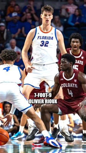 Tallest player in college basketball history…7-foot-9 Olivier Rioux 😳 | Courtside Films
