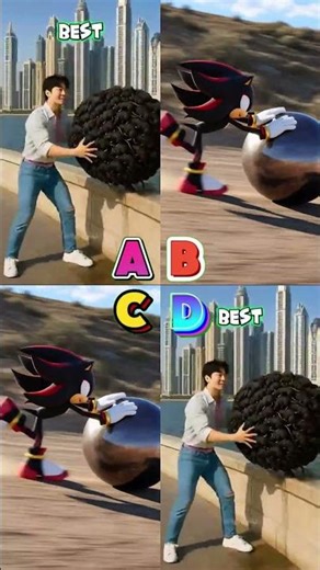 Sonic and friends play with boulders compilation #sonic #funnyshorts