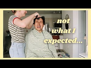 I SHAVED MY FIANCE'S HEAD | another *huge* hair transformation