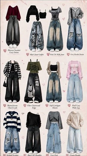 Trendy Jeans Outfit Ideas | Street Style & Casual Outfit Inspiration ✨ #shorts #ytshorts