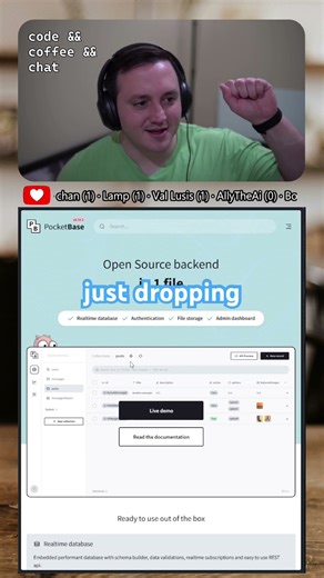 Anyone tried Pocketbase? #programming #coding #developerlife #thoughts #opensource #software