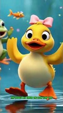 The Dancing Duck | Dancing Duck Toddler Song | Fun Pond Dance for Kids