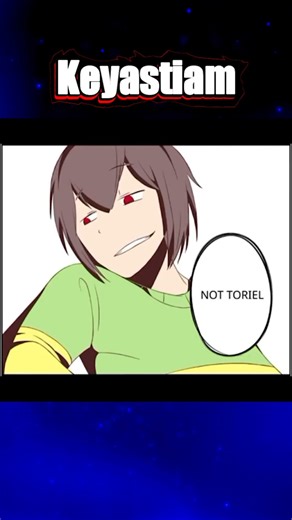 PIADA DA CHARA - keyastiam #shorts #fyp #undertale