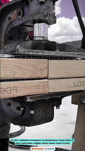 Heavy Equipment for Precision Joining of Structural Timber #innovationtools