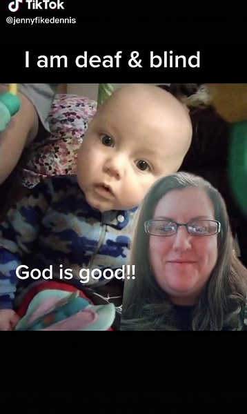 #greenscreen #deaf #blind #deafblind #ushersyndrome #disabilityawareness #retinitispigmentosa #godisgood #grandbaby