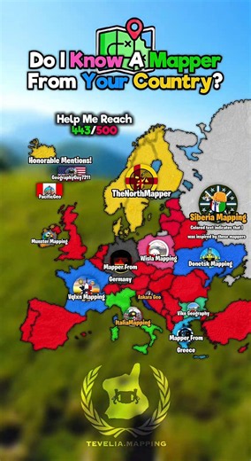 Do I Know A Mapper From Your Country? 🗺️ - #geography #maps #mapper #mapping #map