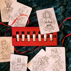 Sinners Tarot Perfume Sample Set: Vegan Essential Oil Blends - Etsy UK