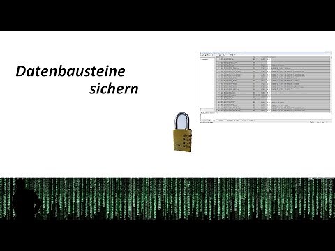 Aktualwerte von Datenbaustein sichern - Simatic Manager Step 7